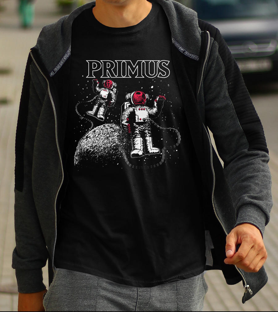 Primus Astronauts On Moon Adventure T-Shirt