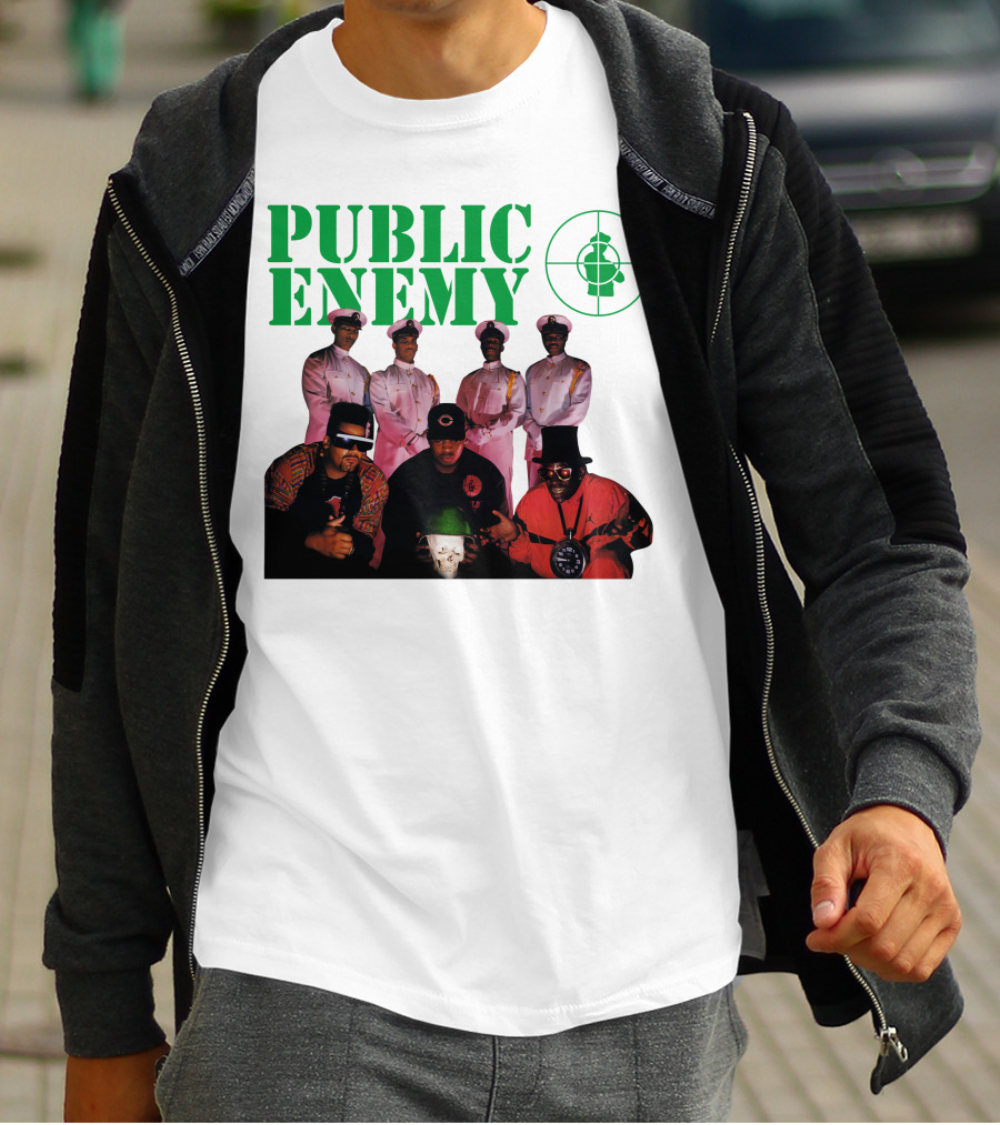 Public Enemy Famous Hip Hop Group Photo T-Shirt