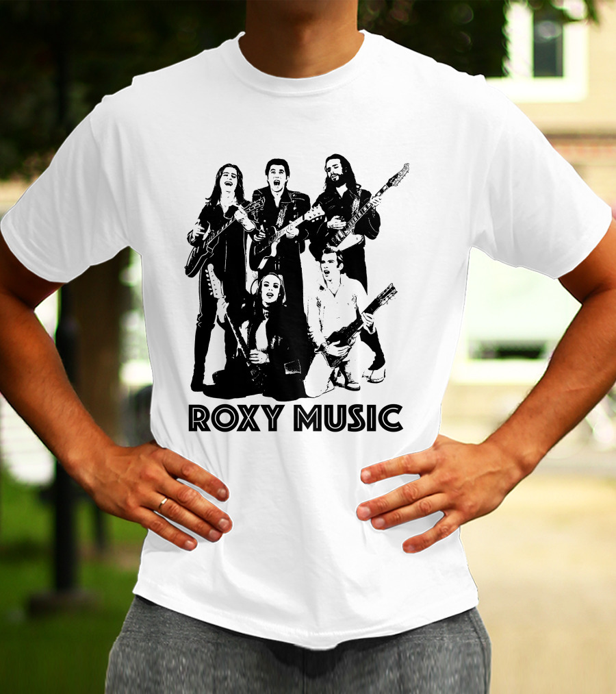 Roxy Music Band Members With Guitars T-Shirt