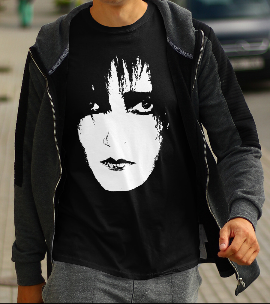 Satb 7 Siouxsie Sioux Monochrome Face T-Shirt