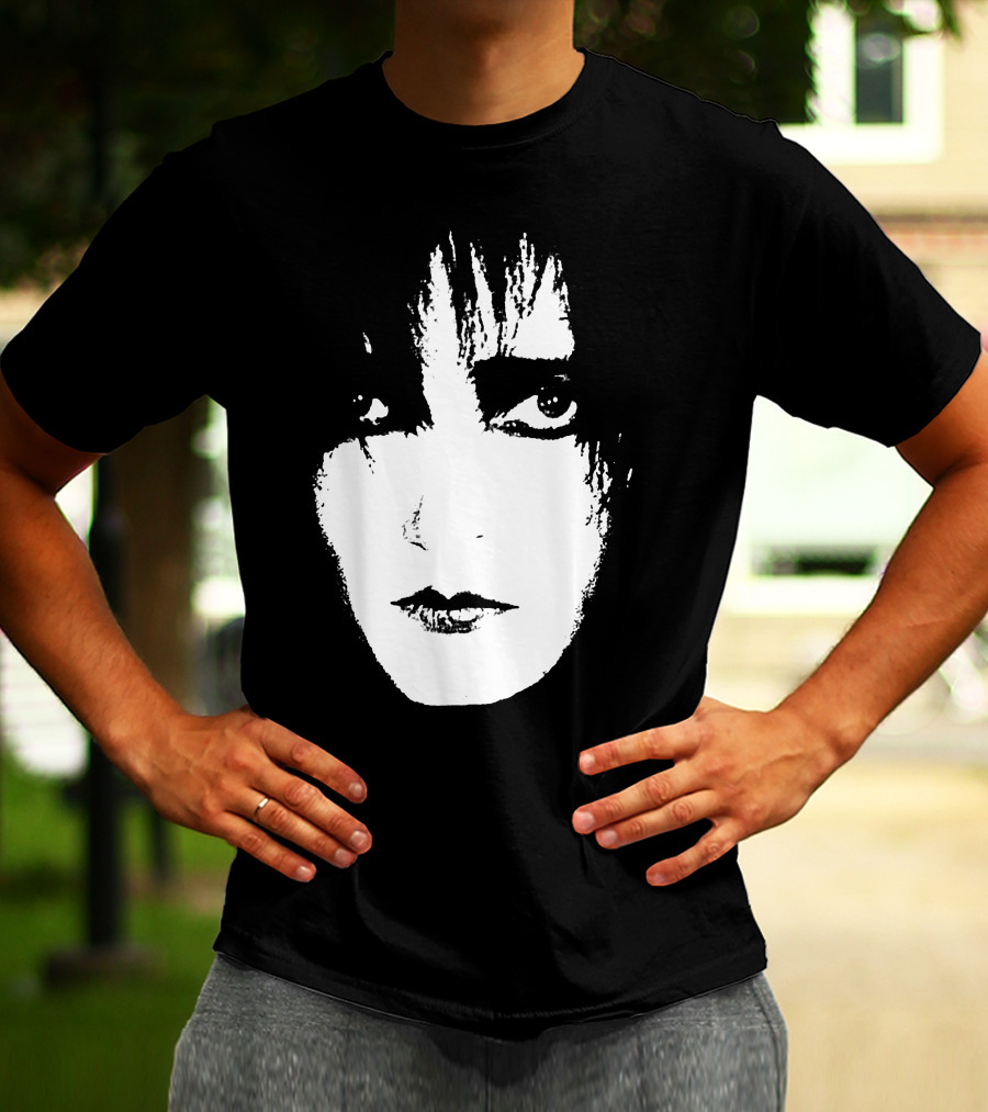 Satb 7 Siouxsie Sioux Monochrome Face T-Shirt