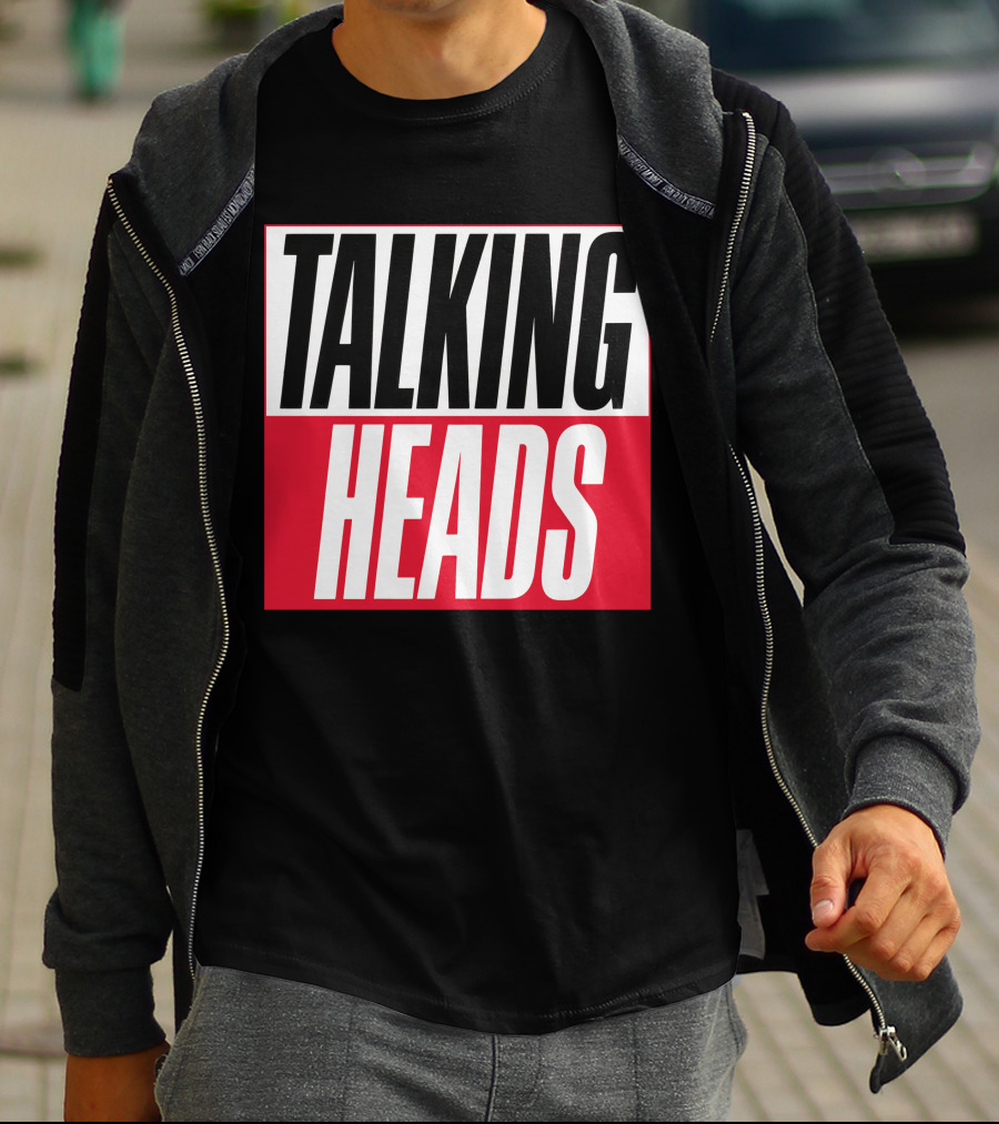 Talking Heads Red Black White Bold T-Shirt