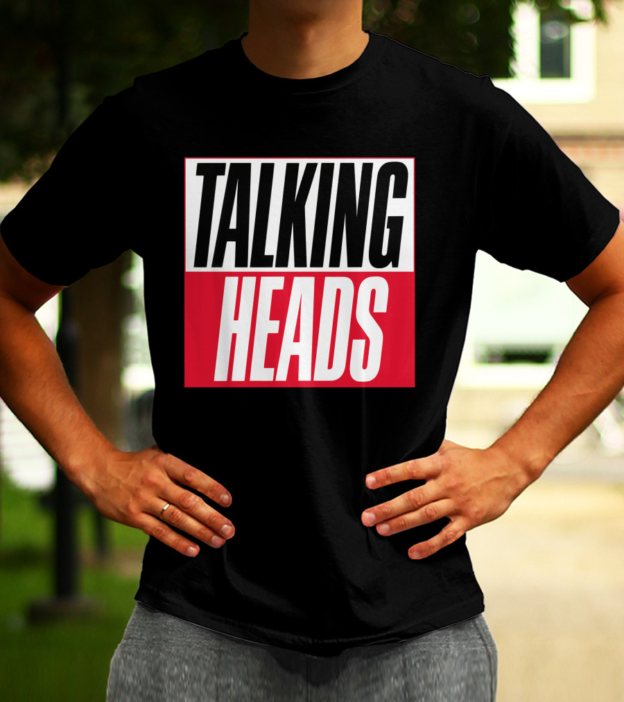 Talking Heads Red Black White Bold T-Shirt