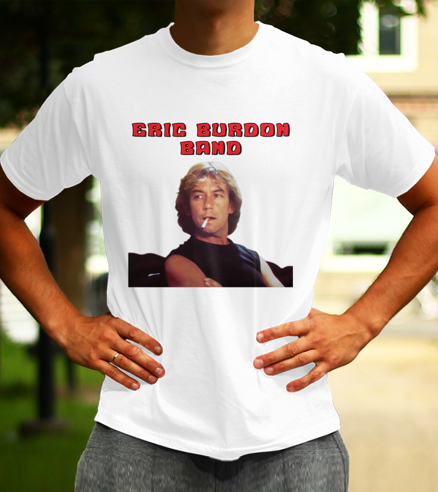 Eric Burdon Band 70S Rock Style Vintage Retro Look T-Shirt