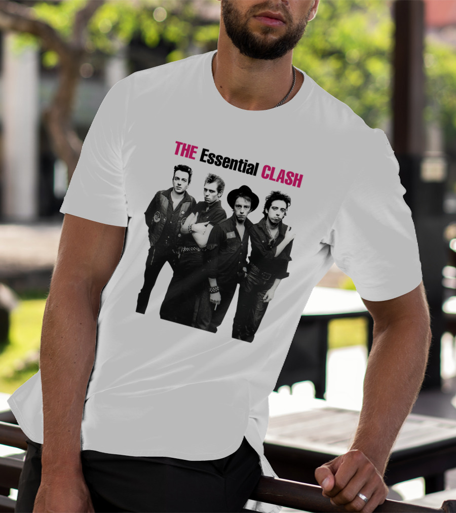 The Essential Clash 20 Shirt Frontman Images Posing T-Shirt
