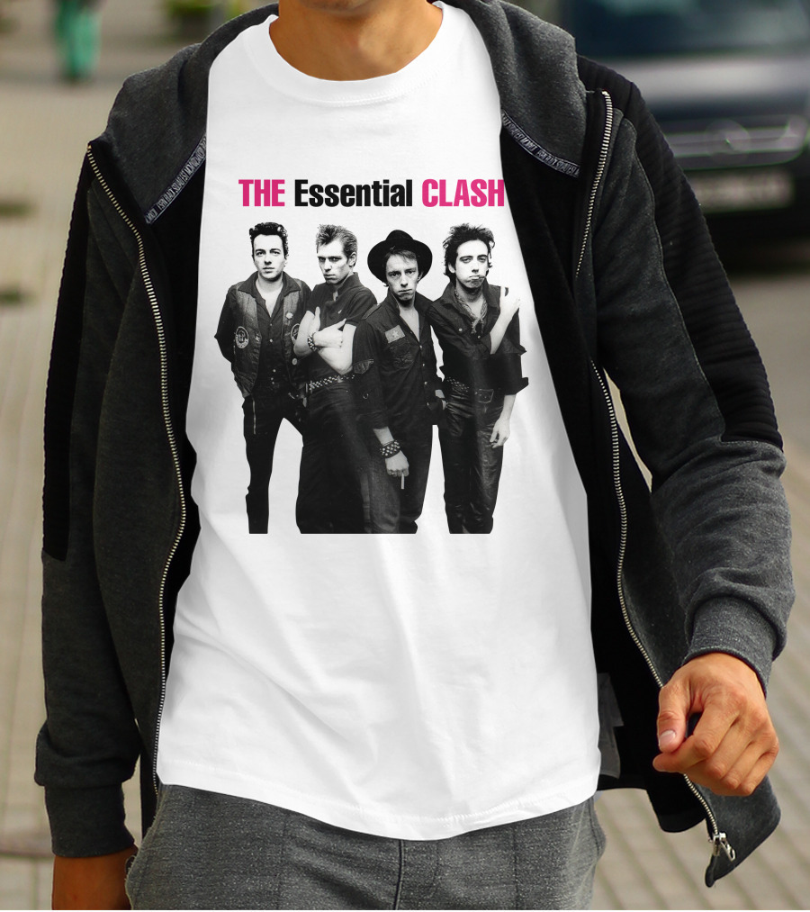 The Essential Clash 20 Shirt Frontman Images Posing T-Shirt