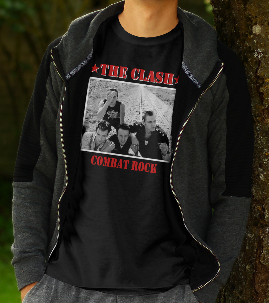 The Clash Combat Rock Album Cover Photo Stars T-Shirt