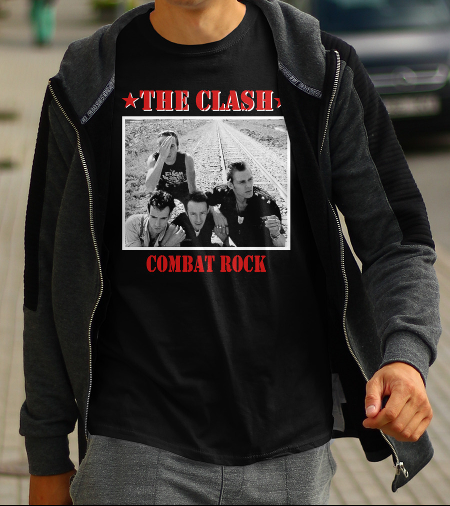 The Clash Combat Rock Album Cover Photo Stars T-Shirt