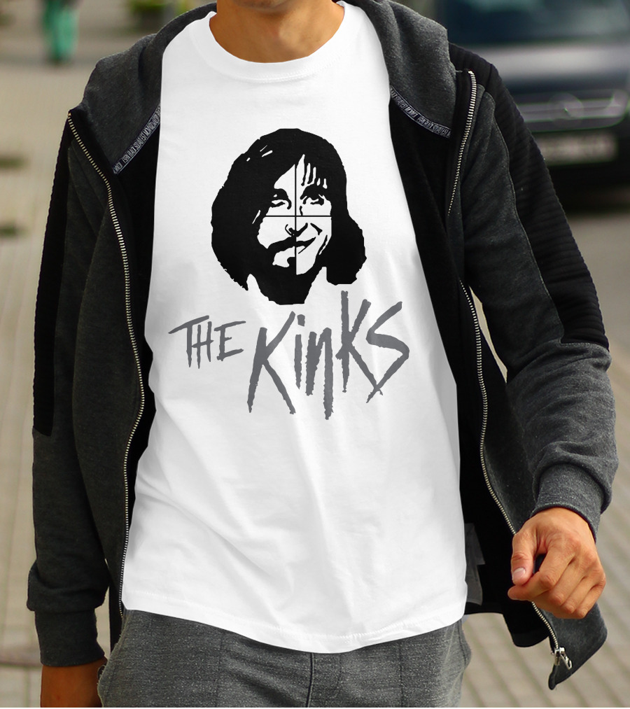 The Kinks Band Logo Face T-Shirt