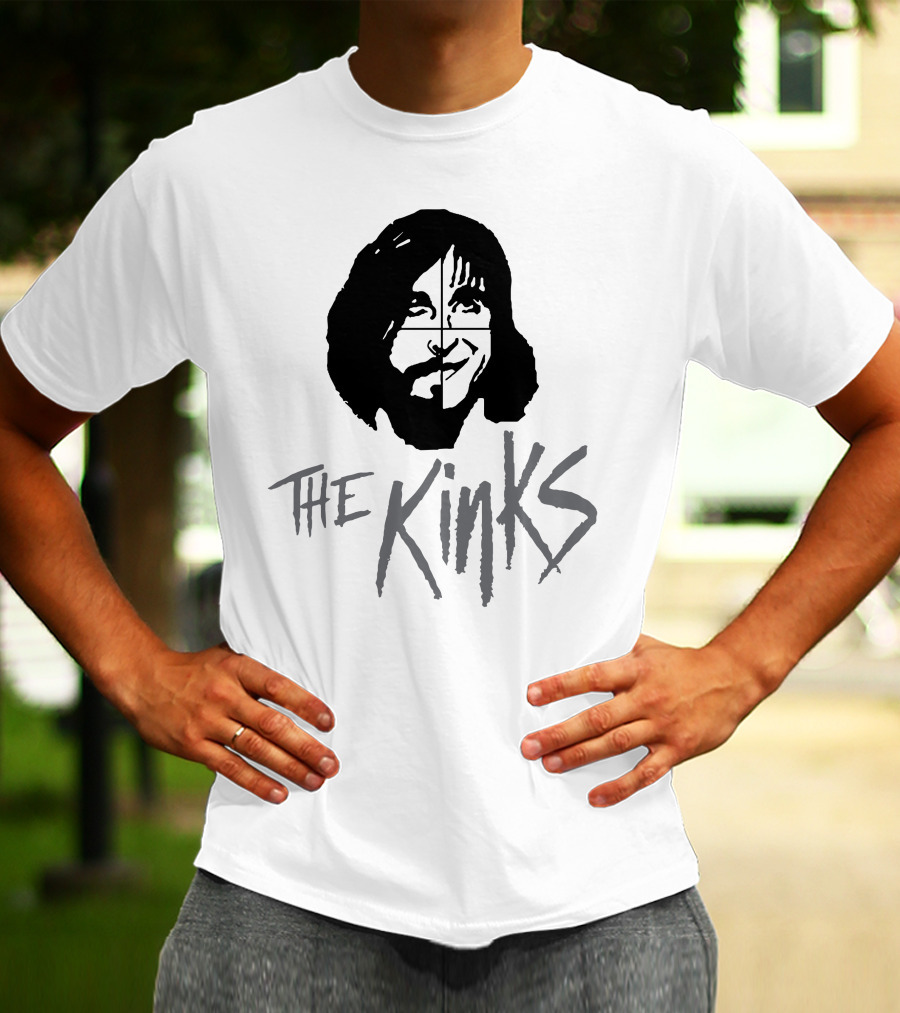 The Kinks Band Logo Face T-Shirt