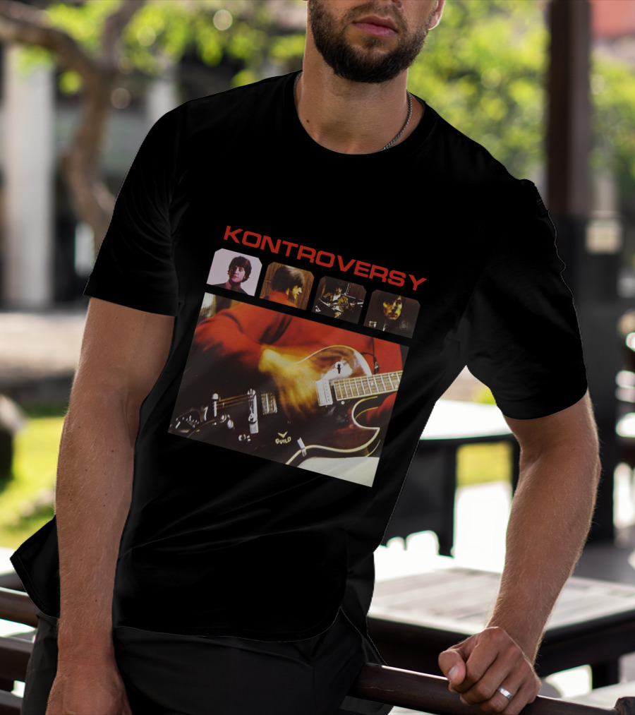 Kontroversy Guitar And Band T-Shirt