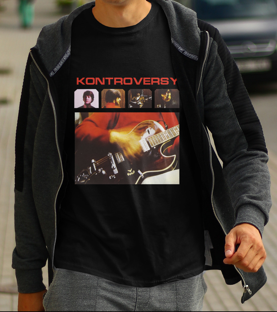 Kontroversy Guitar And Band T-Shirt