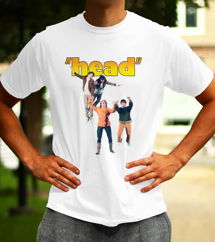 Monkees Head Jumping Pose Retro Style T-Shirt