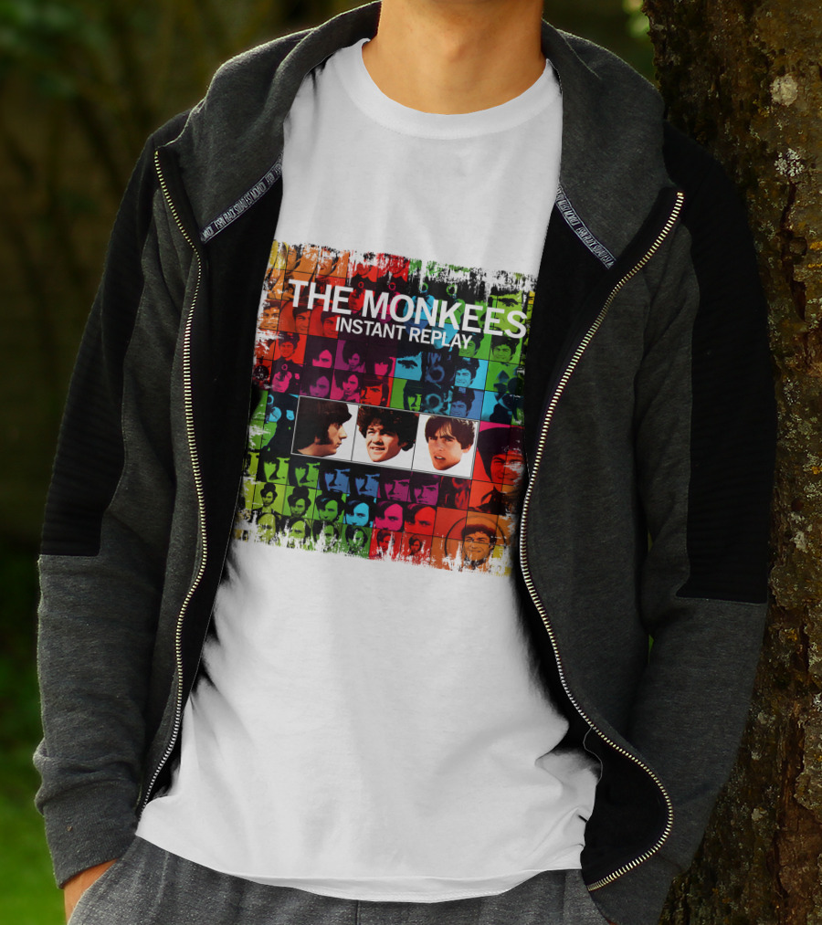 The Monkees Instant Replay Album Art Collage T-Shirt