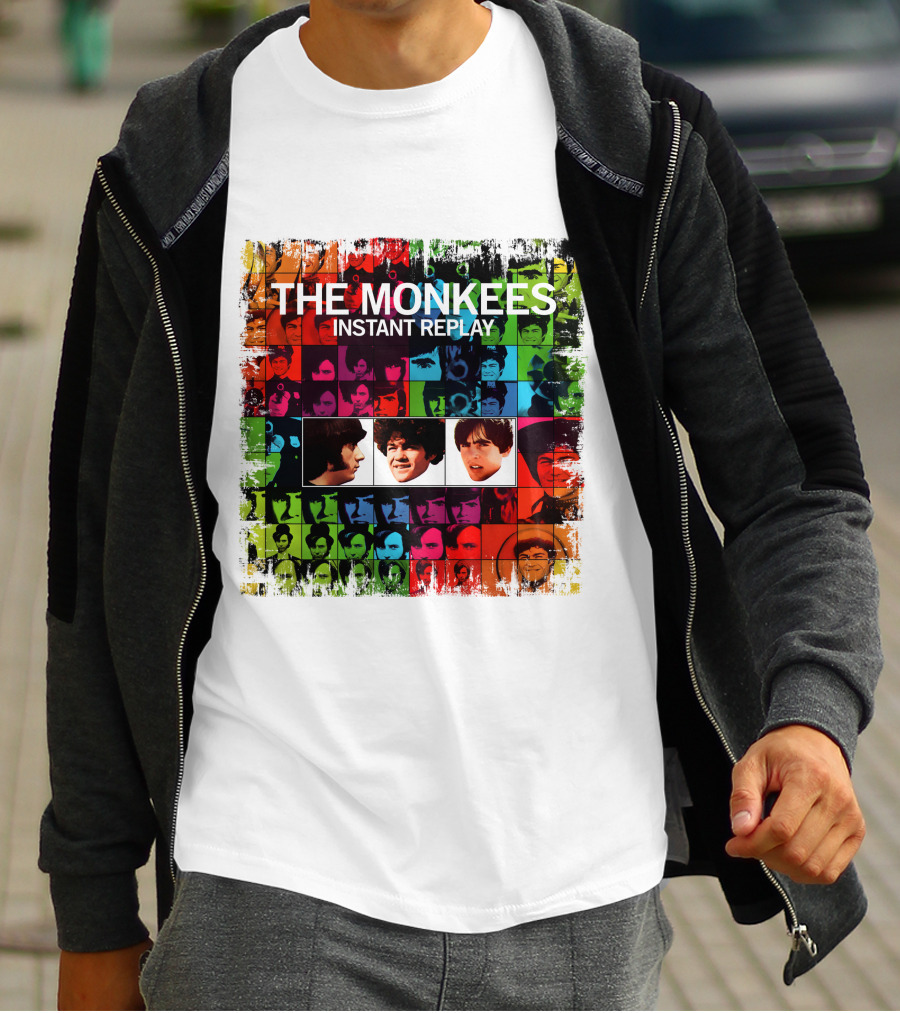The Monkees Instant Replay Album Art Collage T-Shirt