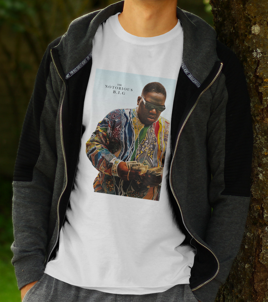 The Notorious B.i.g. Counting Money Colorful T-Shirt