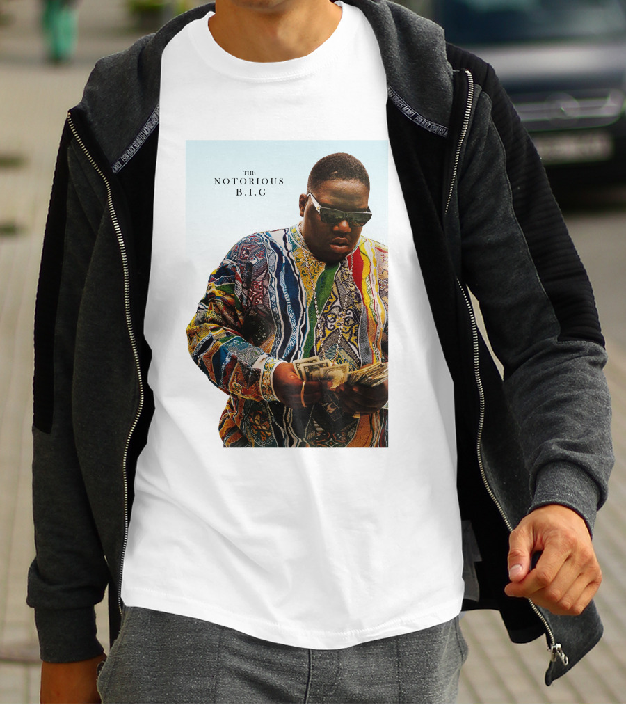 The Notorious B.i.g. Counting Money Colorful T-Shirt