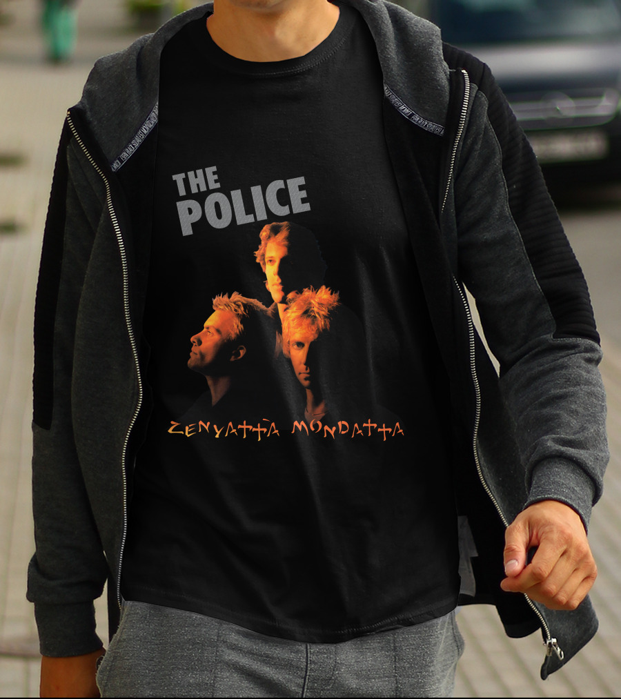 The Police Zenyatta Mondatta 1980 Album Cover Art T-Shirt