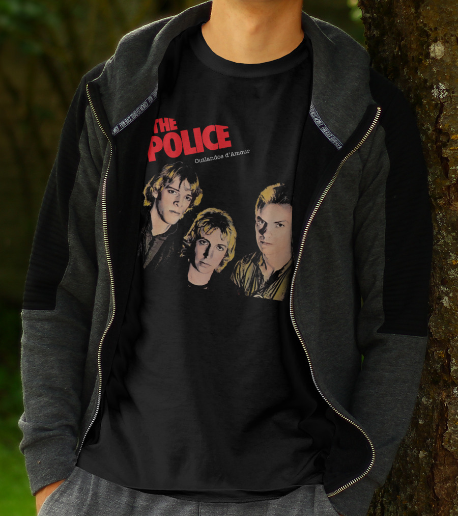 The Police Outlandos D'amour Album Cover Artwork T-Shirt