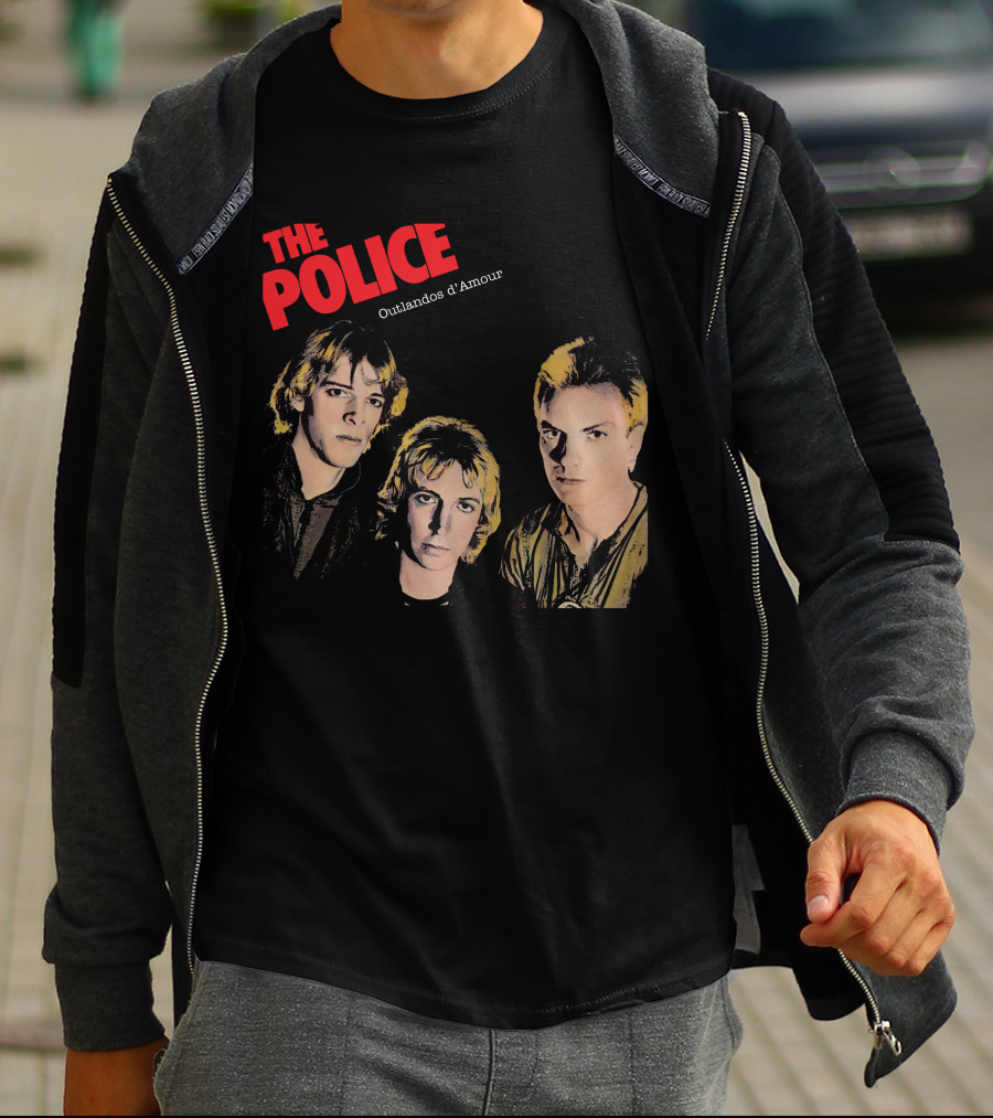 The Police Outlandos D'amour Album Cover Artwork T-Shirt