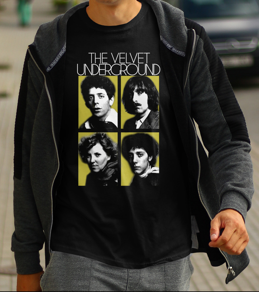 The Velvet Underground 4 Members Portraits T-Shirt