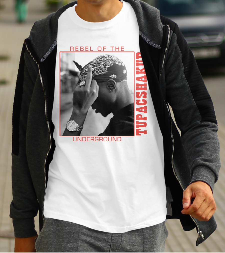 Rebel Of The Underground Tupac Shakur T-Shirt
