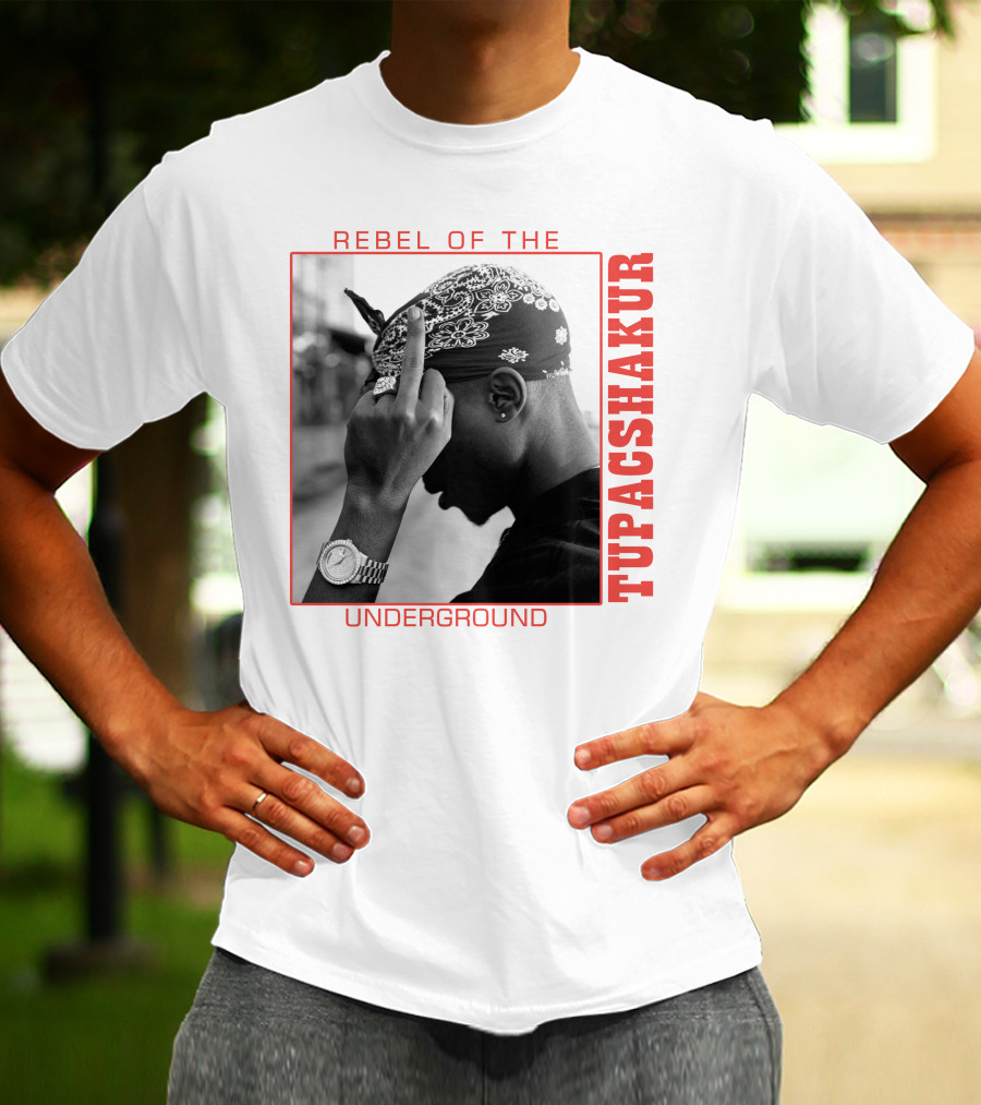 Rebel Of The Underground Tupac Shakur T-Shirt