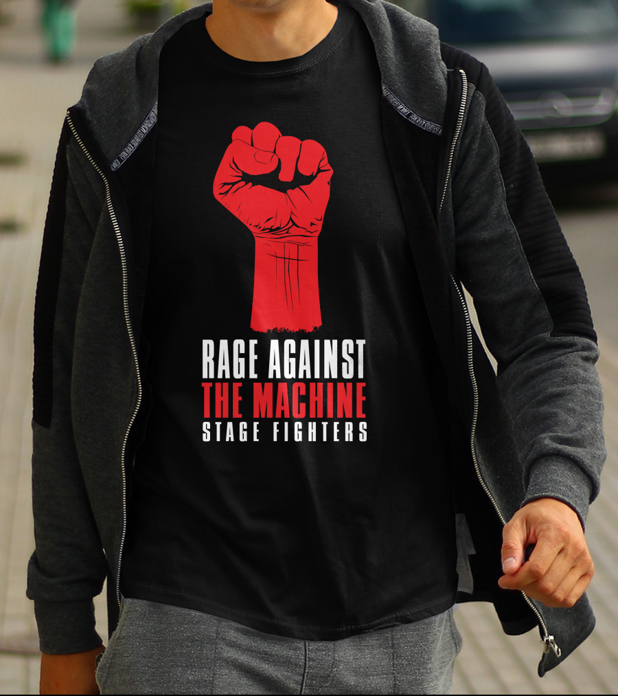 Rage Against The Machine Stage Fighters Fist T-Shirt