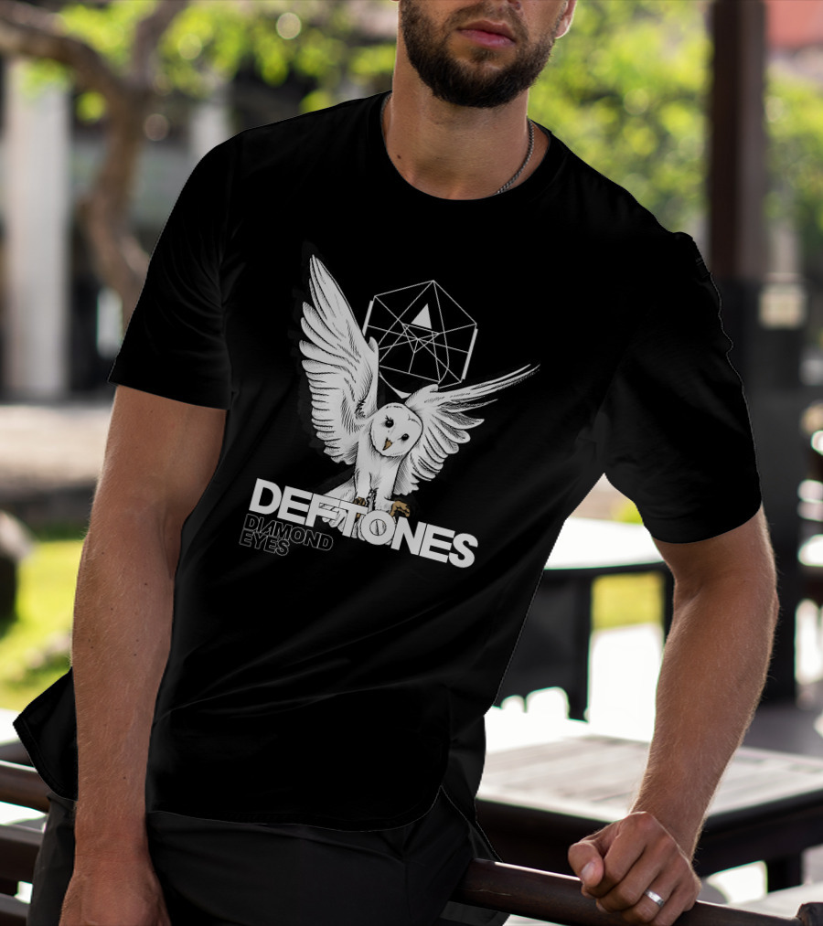Deftones Diamond Eyes Owl Graphic Dtn T-Shirt