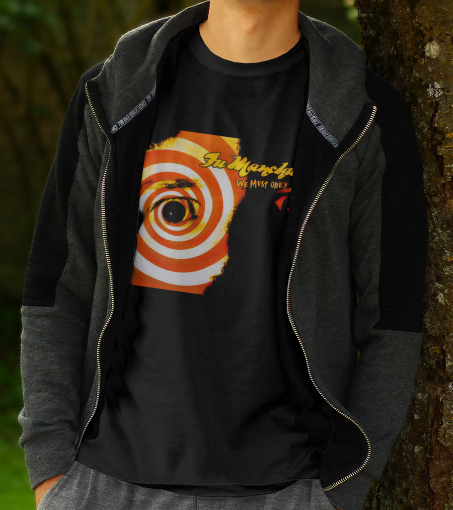 Fu Manchu We Must Obey Eye Spiral T-Shirt