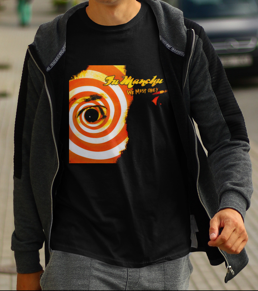 Fu Manchu We Must Obey Eye Spiral T-Shirt