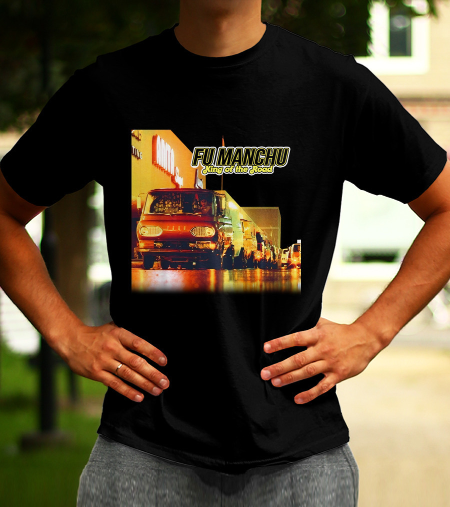 Fu Manchu King Of The Road Album Cover Van Scene T-Shirt