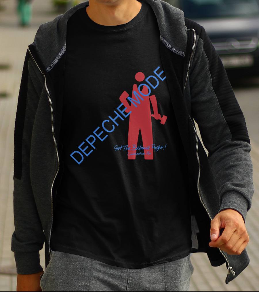 DEPECHE MODE Get The Balance Right Combination Mix Figures T-Shirt
