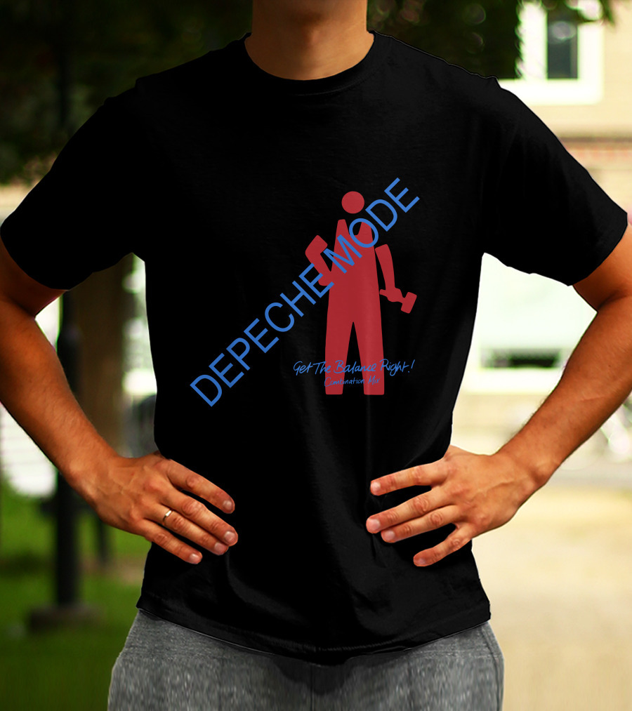 DEPECHE MODE Get The Balance Right Combination Mix Figures T-Shirt