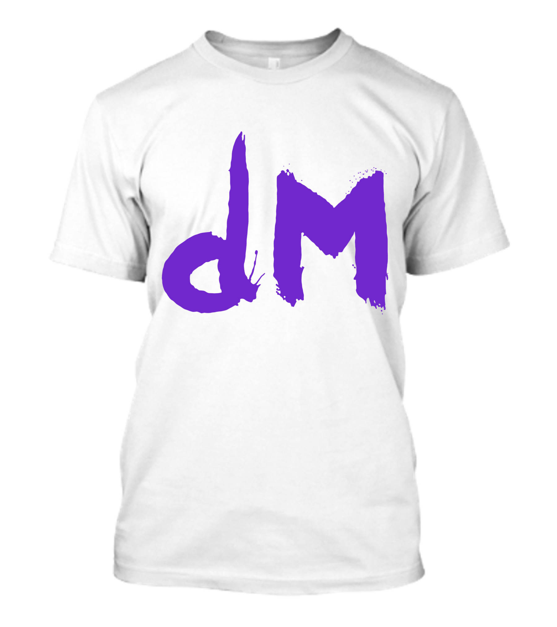 Depeche Mode Dm 5 Purple Brushstroke T-Shirt