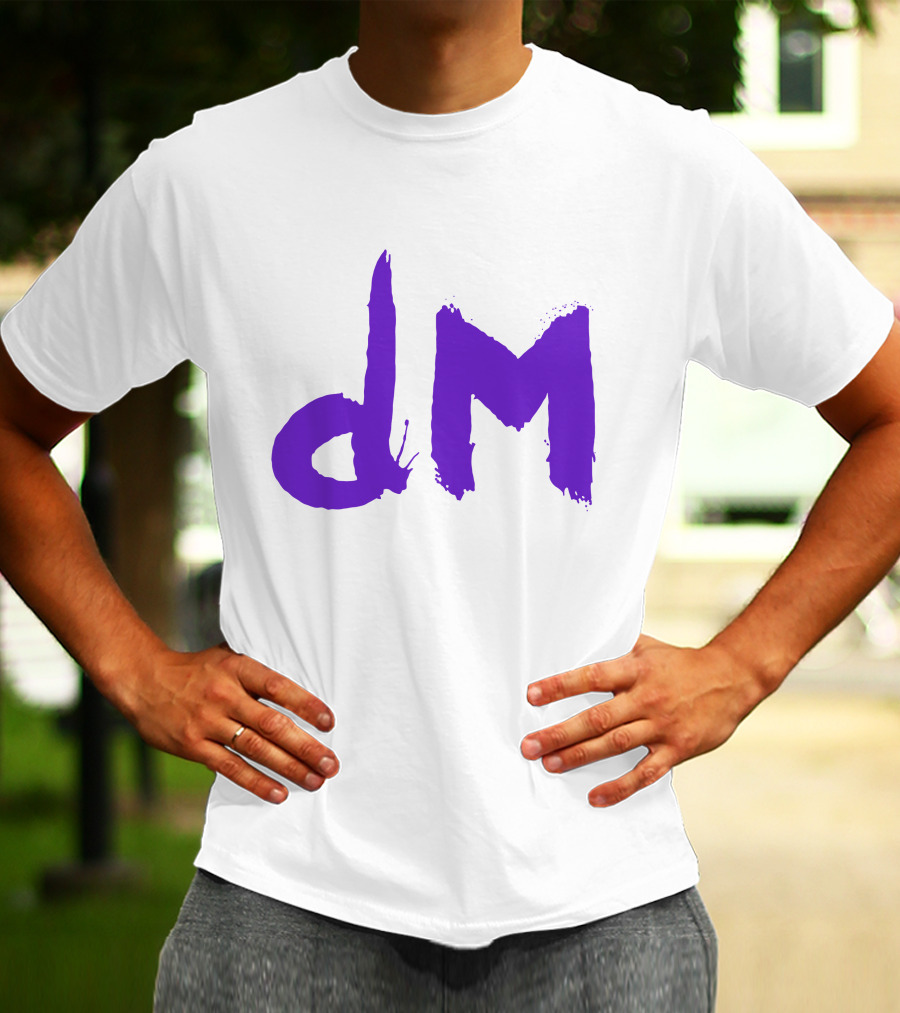 Depeche Mode Dm 5 Purple Brushstroke T-Shirt