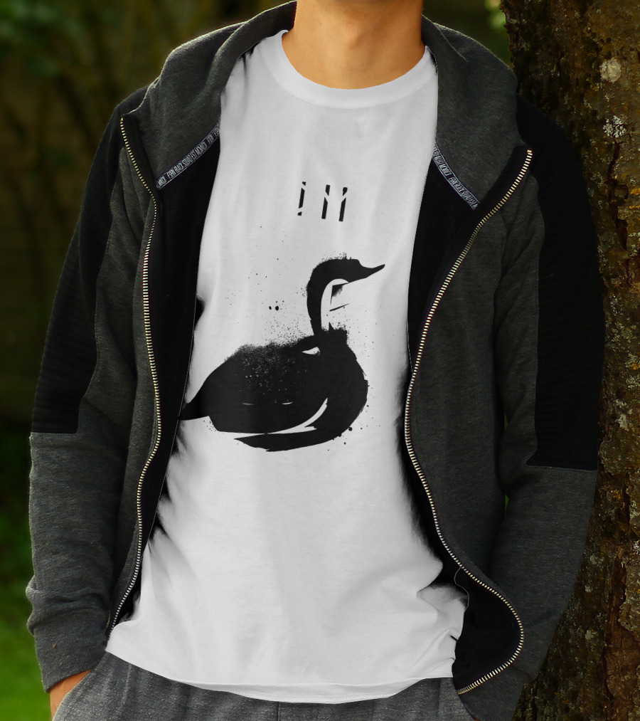 Depeche Mode 7 Abstract Black Swan Stencil Theme Vintage Style T-Shirt