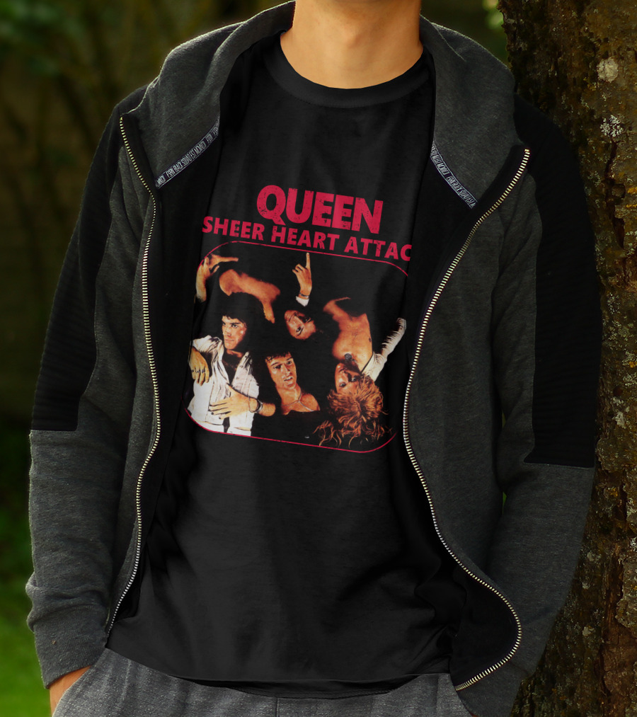 Queen Sheer Heart Attack Album Cover T-Shirt