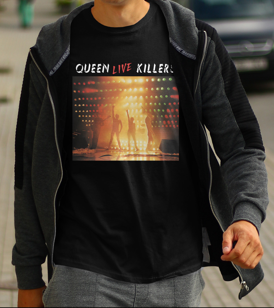 Queen Live Killers Tour Concert Print T-Shirt