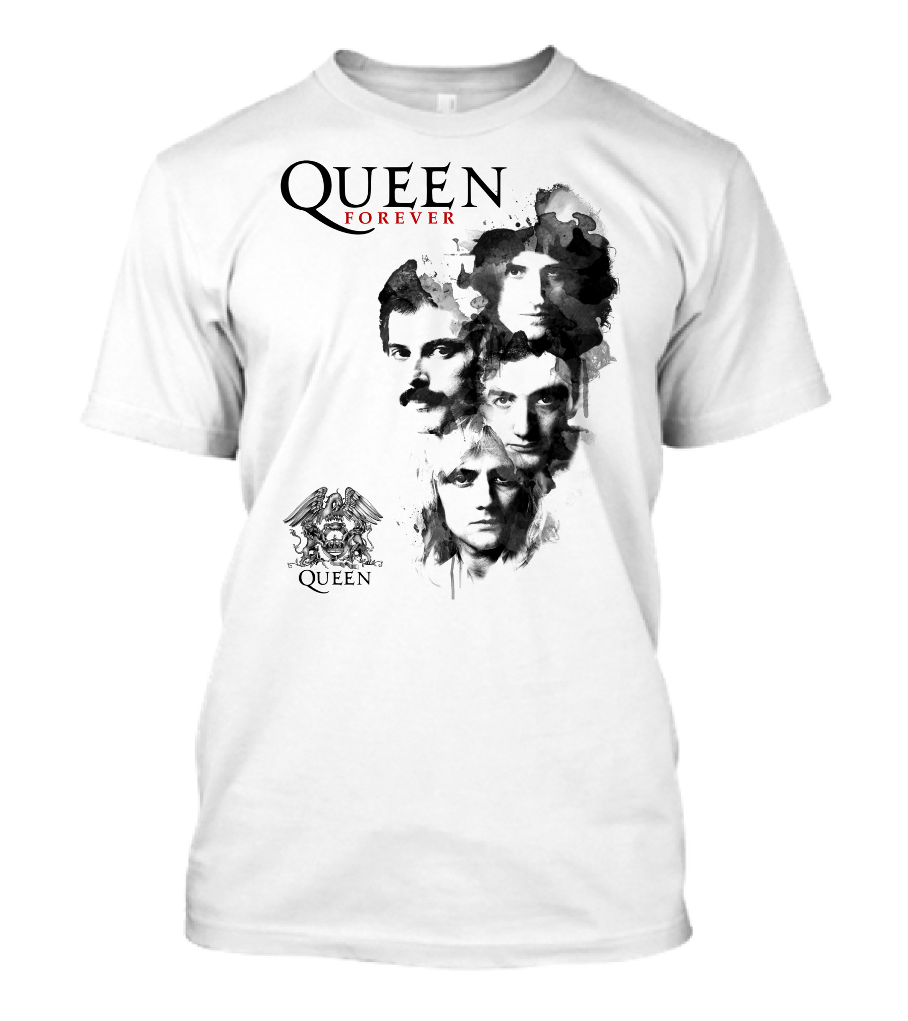 Queen Forever Iconic Band Portrait T-Shirt