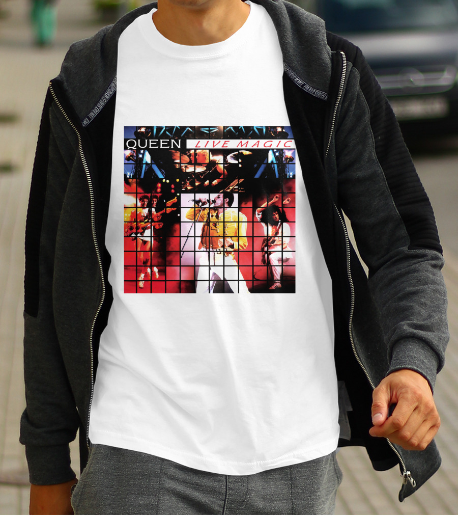 Queen Live Magic Concert Album Artwork Performance 1986 T-Shirt