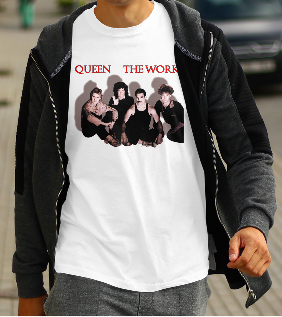 Queen The Works Album Cover Classic Band Members T-Shirt