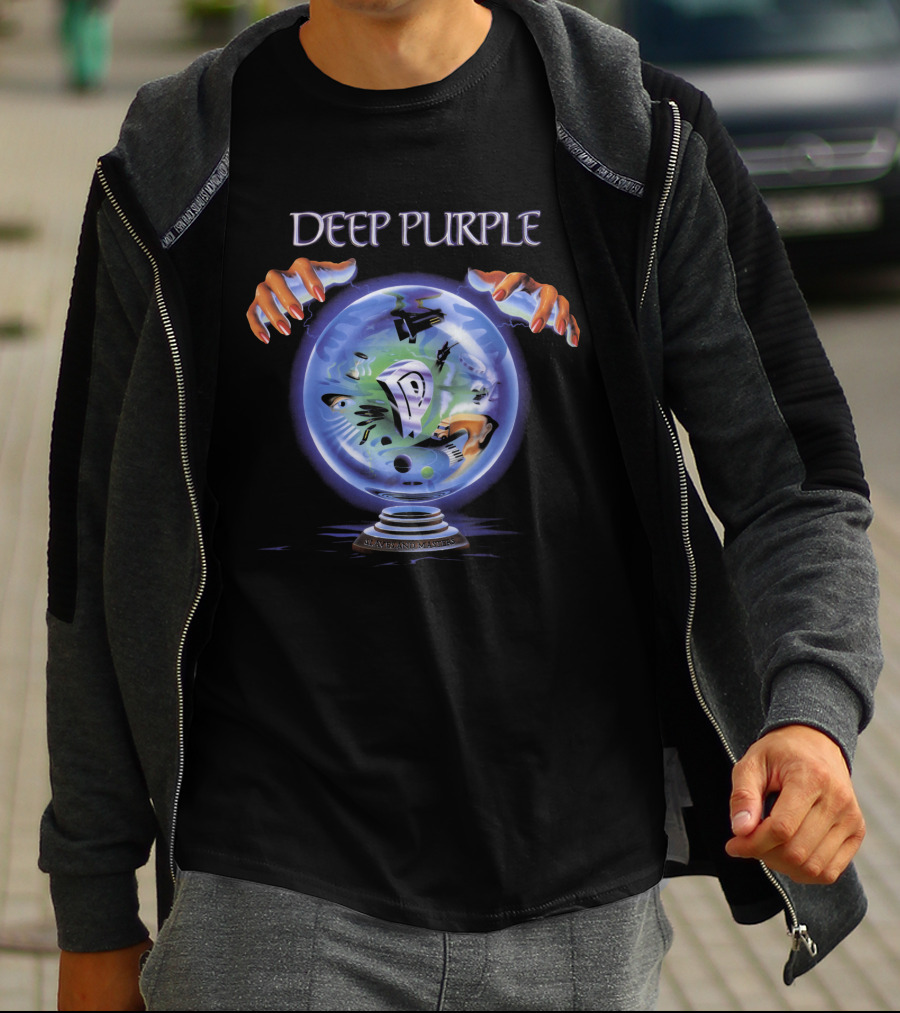 Deep Purple Abandon Album Artwork Crystal Ball T-Shirt