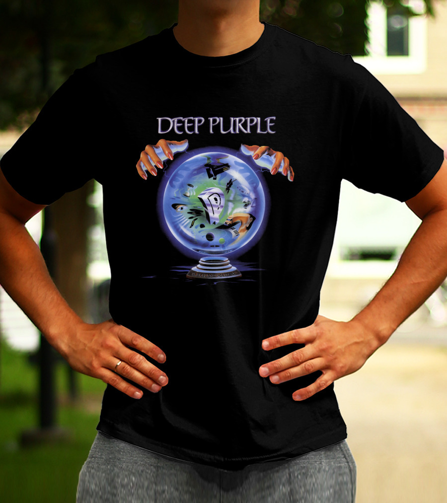 Deep Purple Abandon Album Artwork Crystal Ball T-Shirt