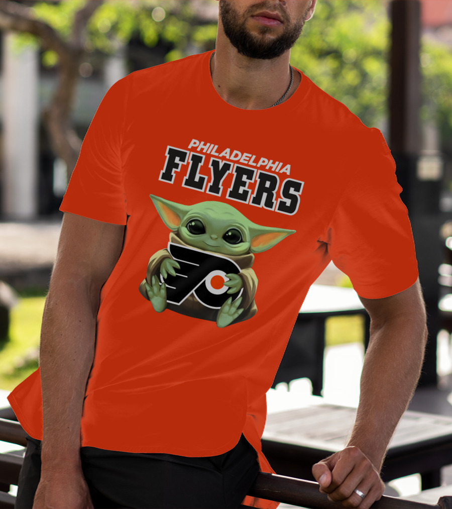 Philadelphia Flyers Baby Yoda T-Shirt