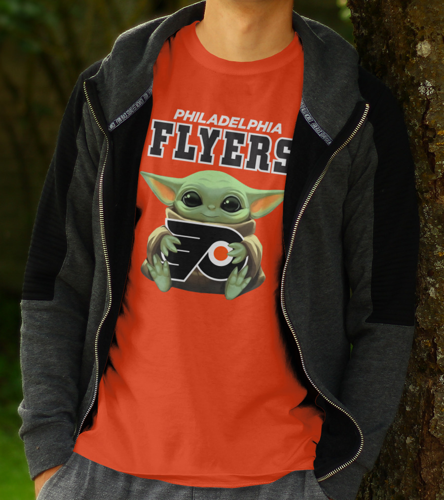 Philadelphia Flyers Baby Yoda T-Shirt