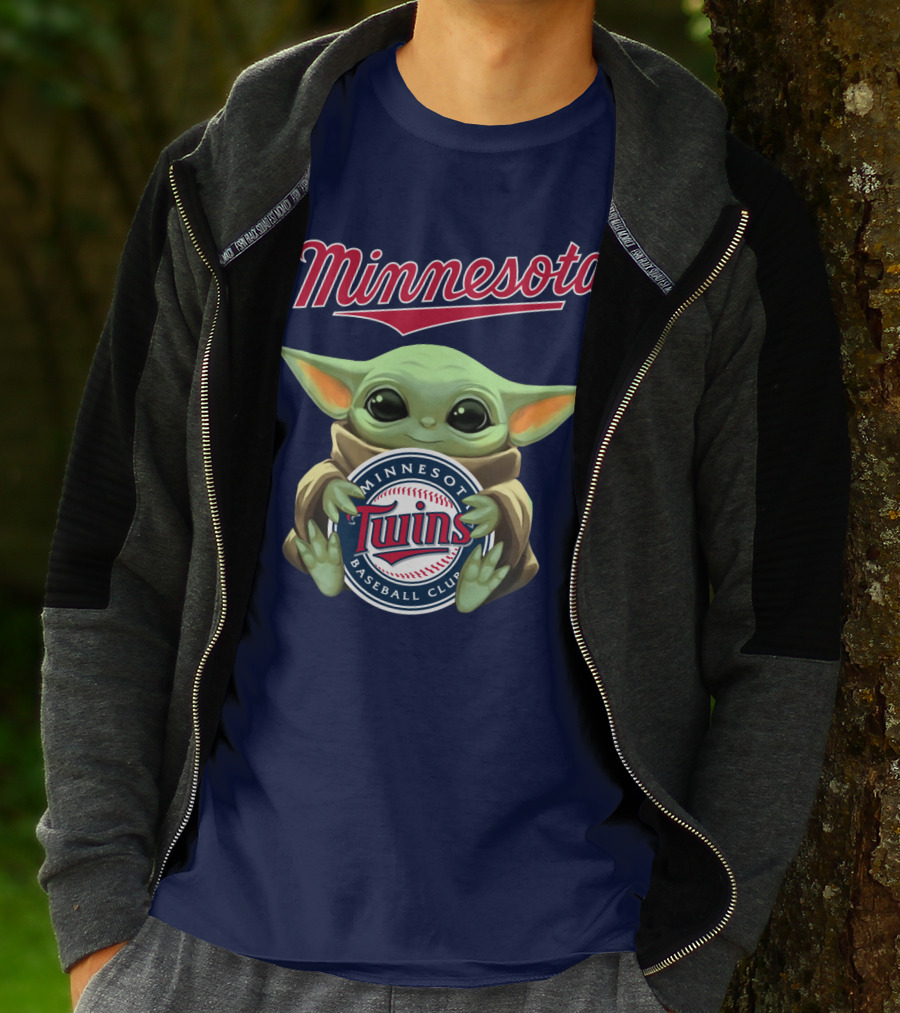 Minnesota Twins Baby Yoda Minnesota Baseball Club T-Shirt