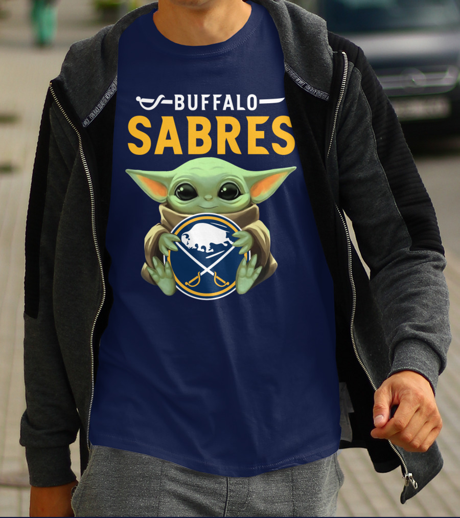 Buffalo Sabres Baby Yoda T-Shirt