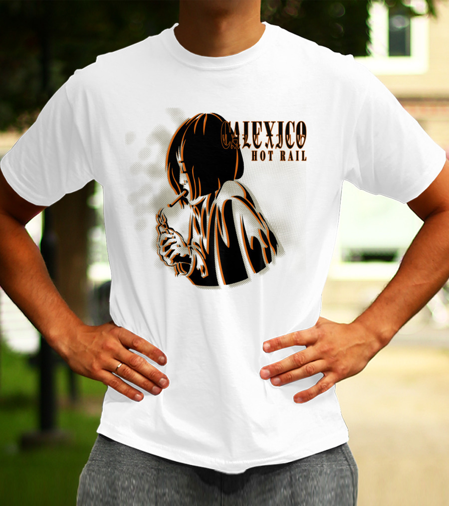 Calexico Hot Rail Smoking Figure T-Shirt