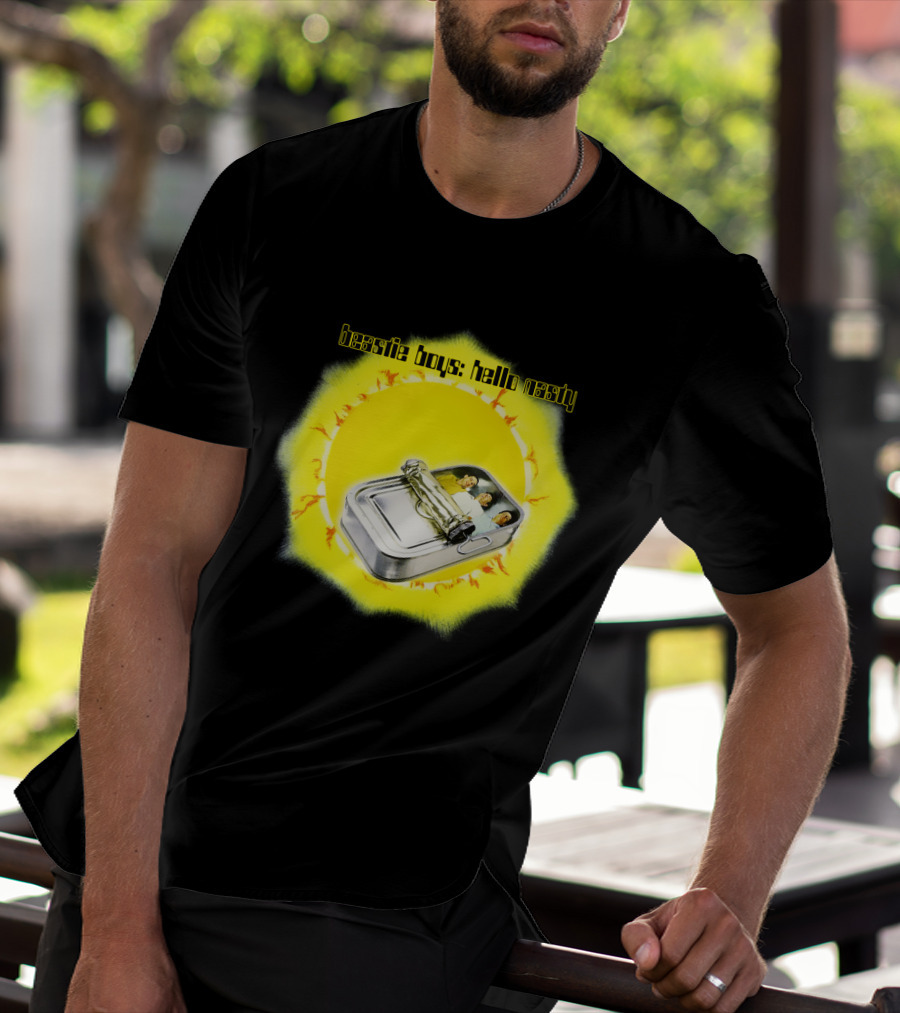 Beastie Boys: Hello Nasty Album Cover Yellow Background T-Shirt